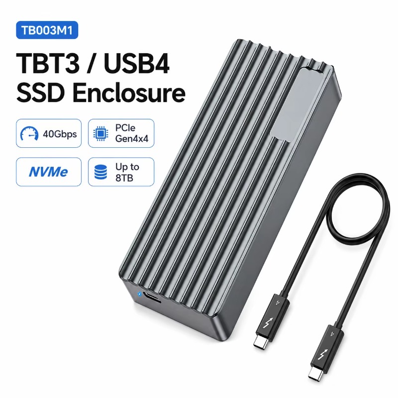 Usb4 40Gbps External Ssd 8Tb - TBT3/USB4 M.2 NVMe SSD エンクロージャ 40Gbps