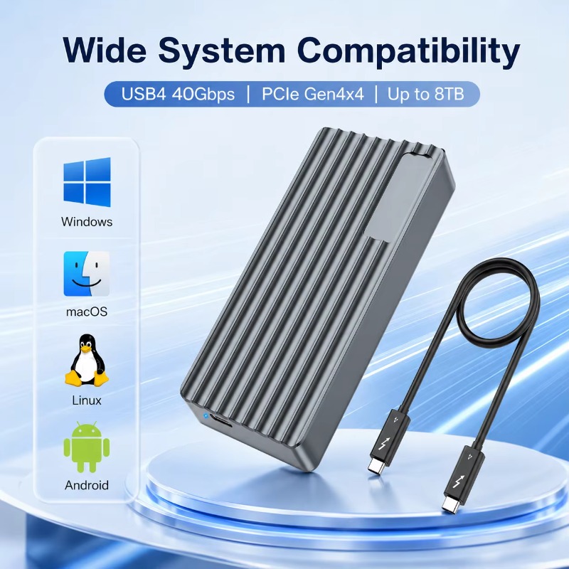 TBT3/USB4 M.2 NVMe SSD エンクロージャ - Usb4 40Gbps External Ssd 8Tb のレビューと価格